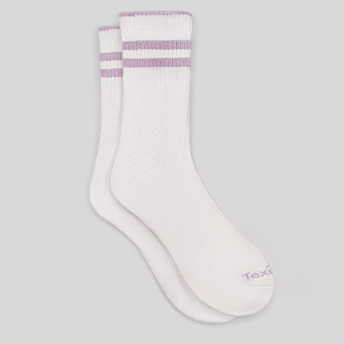 Tex2Tex™ White Socks
